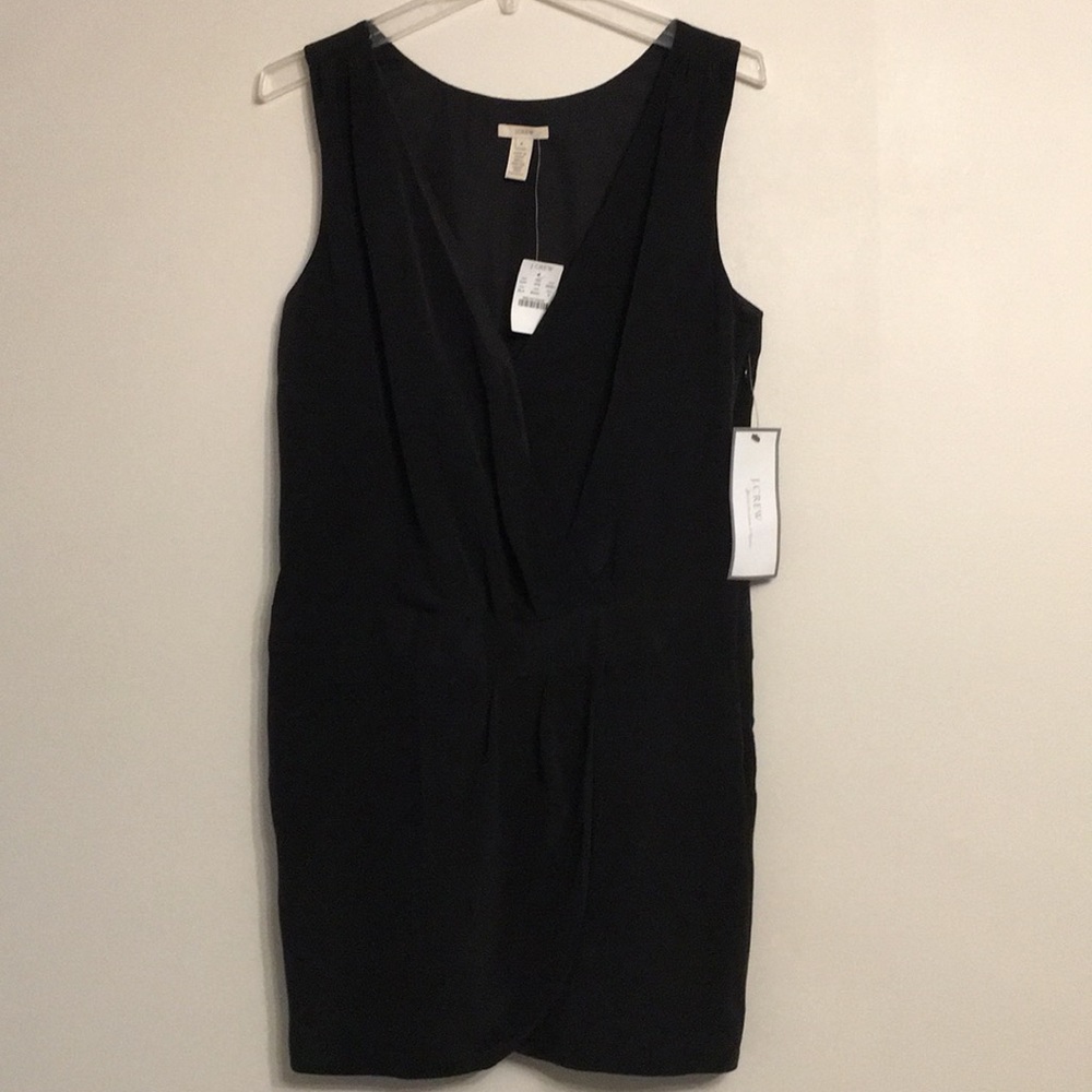 J CREW 100% Silk Women’s Faux Wrap Dress